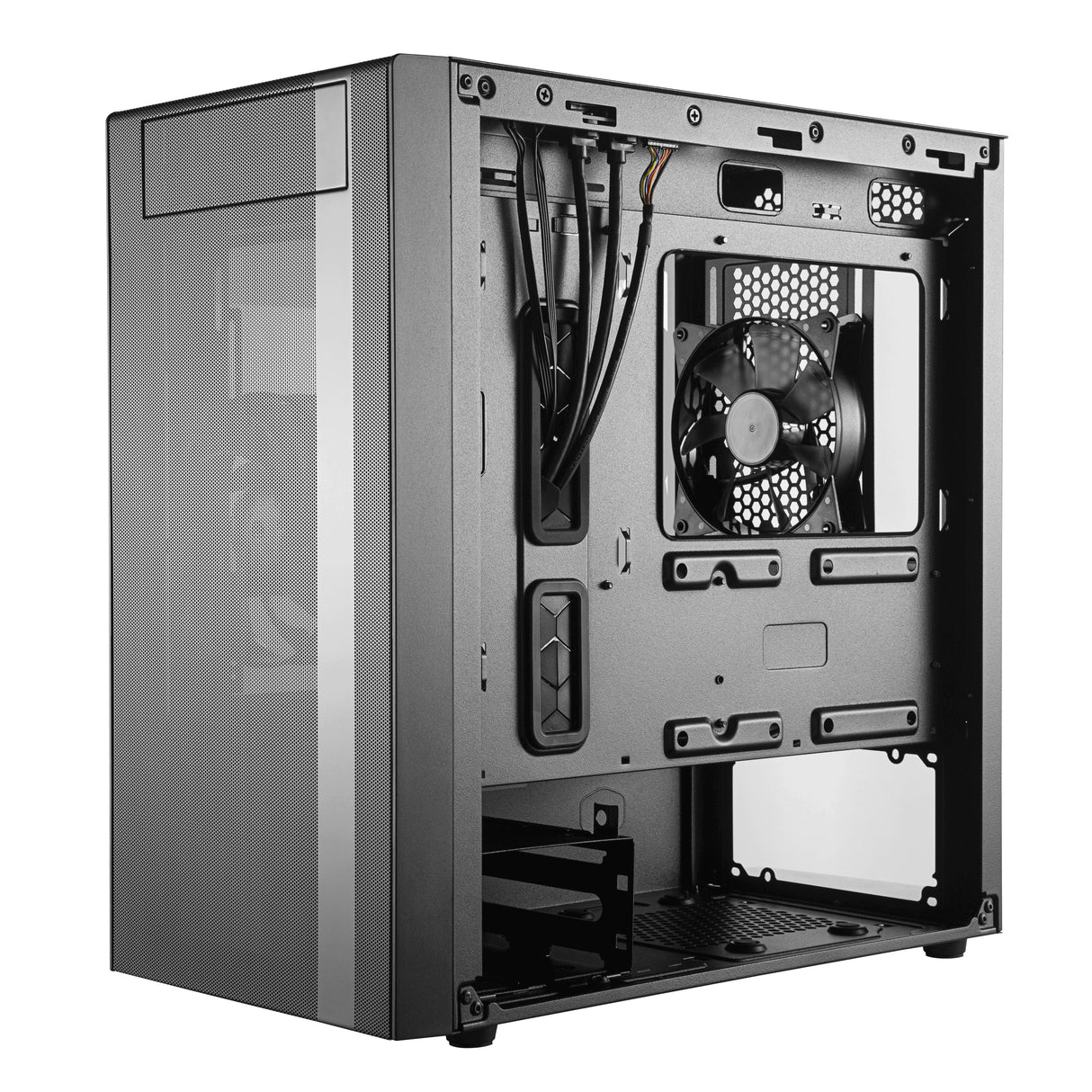 Cooler Master MasterBox NR400 Mini Tower Negro, Micro ATX, Mini-ITX, Plástico