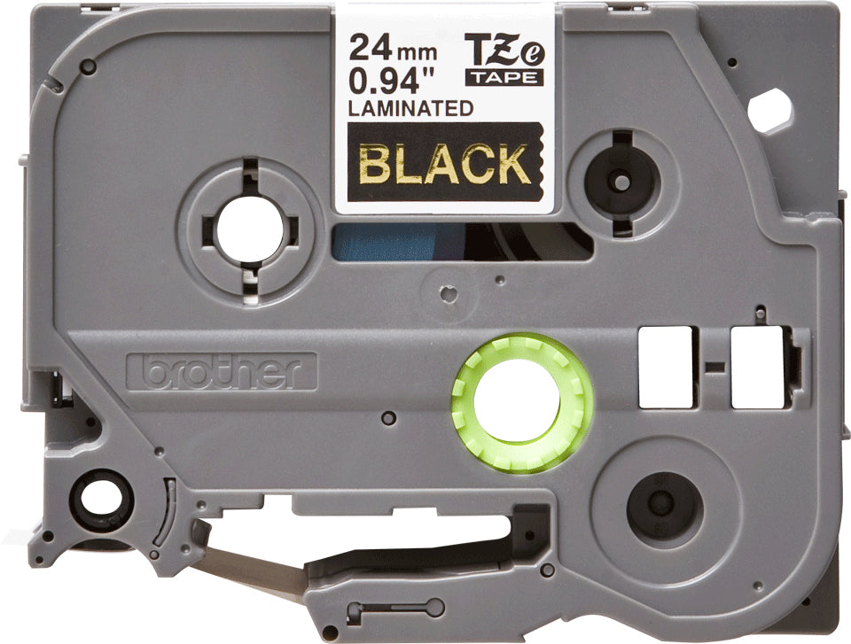 Brother TZE-354 cinta para impresora de etiquetas Oro sobre negro, Transferencia térmica, China, 5 Año(s)