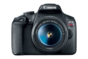 Canon EOS Rebel T7 EF-S 18-55mm IS II Kit Juego de cámara SLR 24.1 MP CMOS 6000 x 4000 Pixeles Negro, Full HD, 485 g
