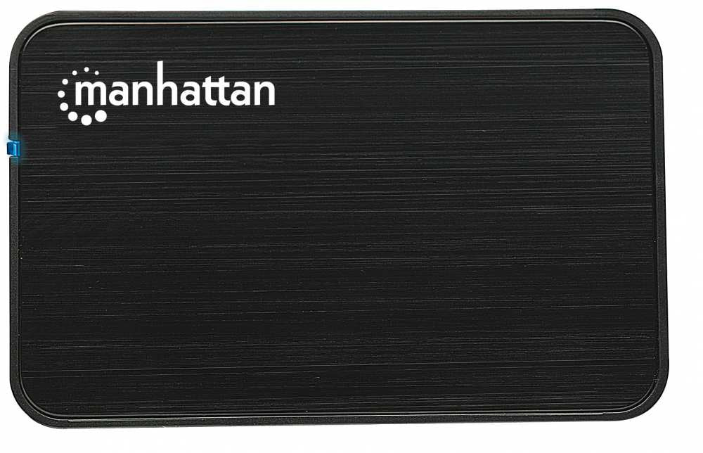 Manhattan Gabinete para Disco Duro cajas para discos duros externos 1 2.5 cm (2.5") SATA Si