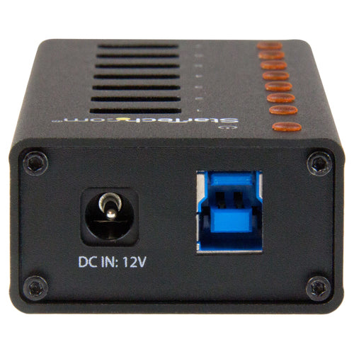 StarTech.com Concentrador USB 3.0 de 7 Puertos con Caja de Metal - 5Gbps - Hub de Sobremesa o Montaje en Pared Hubs de i