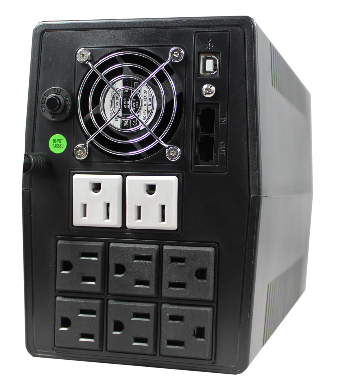 DataShield KS-1500PRO sistema de alimentación ininterrumpida (UPS) Línea interactiva 1.5 kVA 900 W 8 salidas AC