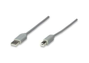 Manhattan 771023 cable USB USB 1.1 1,8 m USB A USB B Blanco