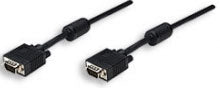Manhattan 371568 cable VGA 11 m VGA (D-Sub) Negro
