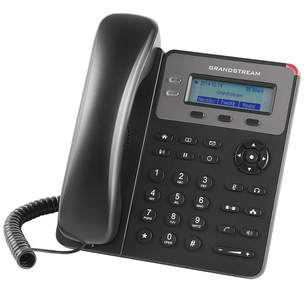 Grandstream Networks GXP1610 teléfono Teléfono DECT Negro, Altavoz, 500 entradas