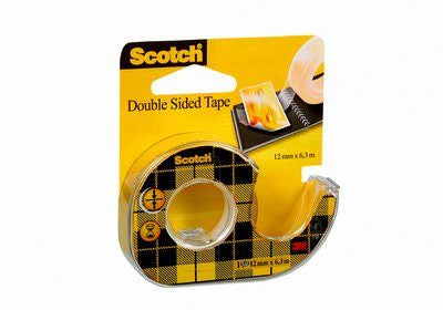 3M 136D Cinta Adhesiva 1,2 mm 6,3 m Negro, Amarillo 1 pieza(s)