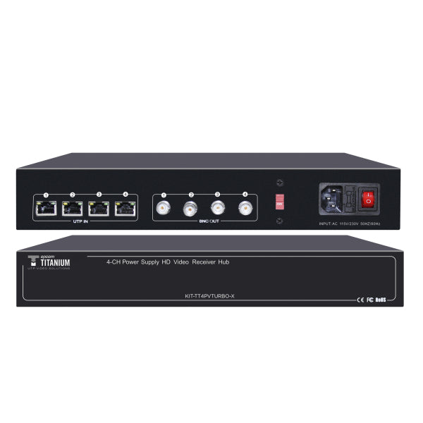 Epcom KITTT4PVTURBOX transmisor de señales de TV VHF TV transmitter distances up to 300 meters