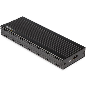 StarTech.com Caja M.2 NVMe para SSD PCIe - Caja USB 3.1 Gen 2 Type-C - USB Tipo C cajas para discos duros externos 1 M.2 cm (M.2") M.2 30,42,60,80 mm