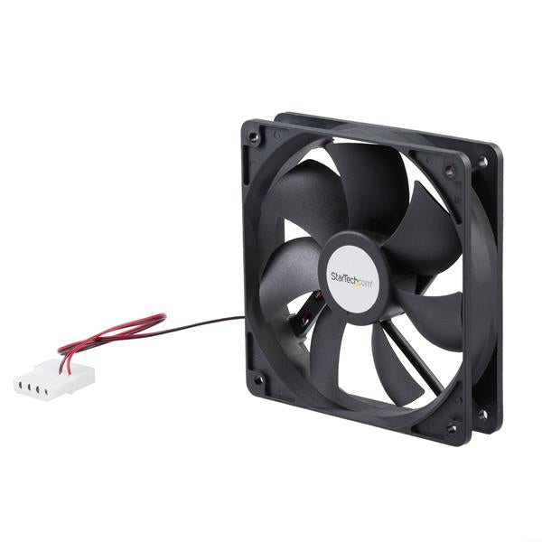 StarTech.com Ventilador Fan para Chasis Caja de Ordenador PC Torre - 120x25mm - Conector LP4 sistemas de refrigeración para ordenadores Carcasa del ordenador Ventilador 12 mm 2000 RPM