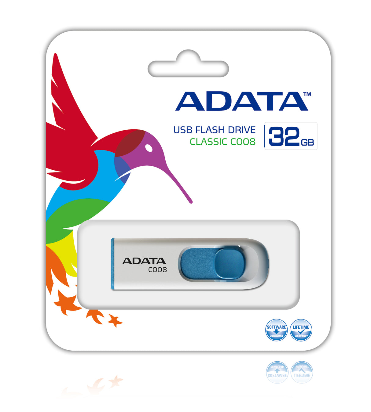 ADATA 32GB C008 Memoria Flash 32 GB USB tipo A 2.0 Si