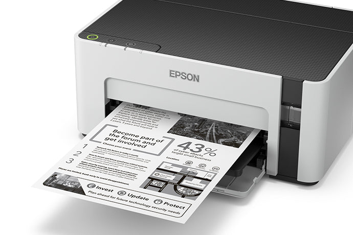Epson EcoTank M1120 Impresora WiFi Negro, Gris