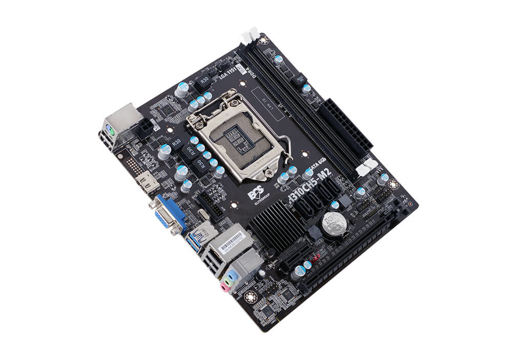 ECS H310CH5-M2 placa base Intel H310 Express LGA 1151 (Zócalo H4) Micro ATX, Intel® Celeron®, DDR4-SDRAM, DIMM