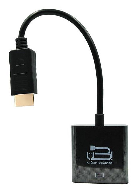 Urban Balance MDVGA-UB adaptador de cable de vídeo Mini DisplayPort VGA (D-Sub), Hembra, Macho, Derecho
