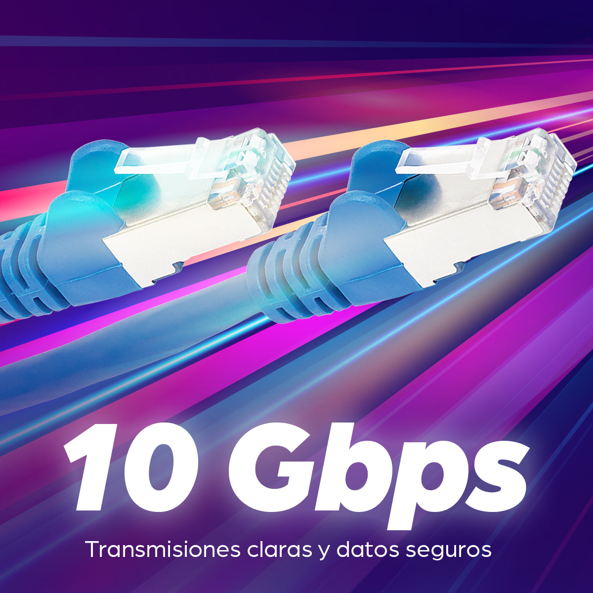 Intellinet Cable de Red Cat6a S/FTP, 3.0 m, Azul Cable Azul 3 m Cat6a S/FTP (S-STP)