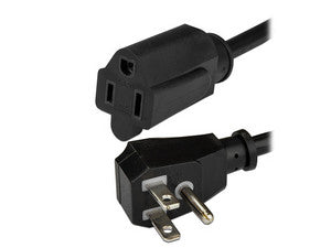 Cable de Extensión de Alimentación 10A, NEMA 5-15P a IEC-320-C13, 0.4m