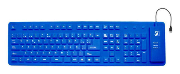 Greenleaf 18-8338BL teclado Universal USB Azul, Tamaño completo (100%), Alámbrico