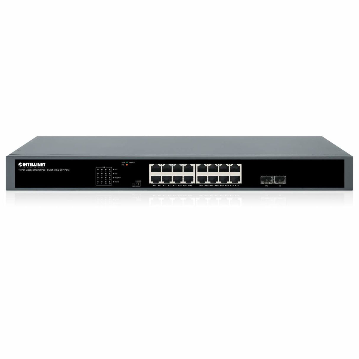 Intellinet 561983 Dispositivo de redes No administrado 16 Gigabit Ethernet (10/100/1000)