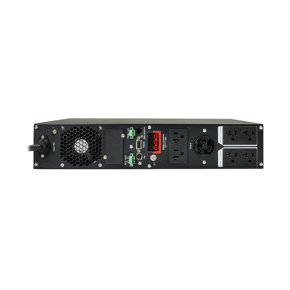 Tripp Lite SU2200RTXLCD2U serie UPS SmartOnLine de Onda Sinusoidal de Doble Conversión 2000VA 1800W 120V - 7 Tomacorrien