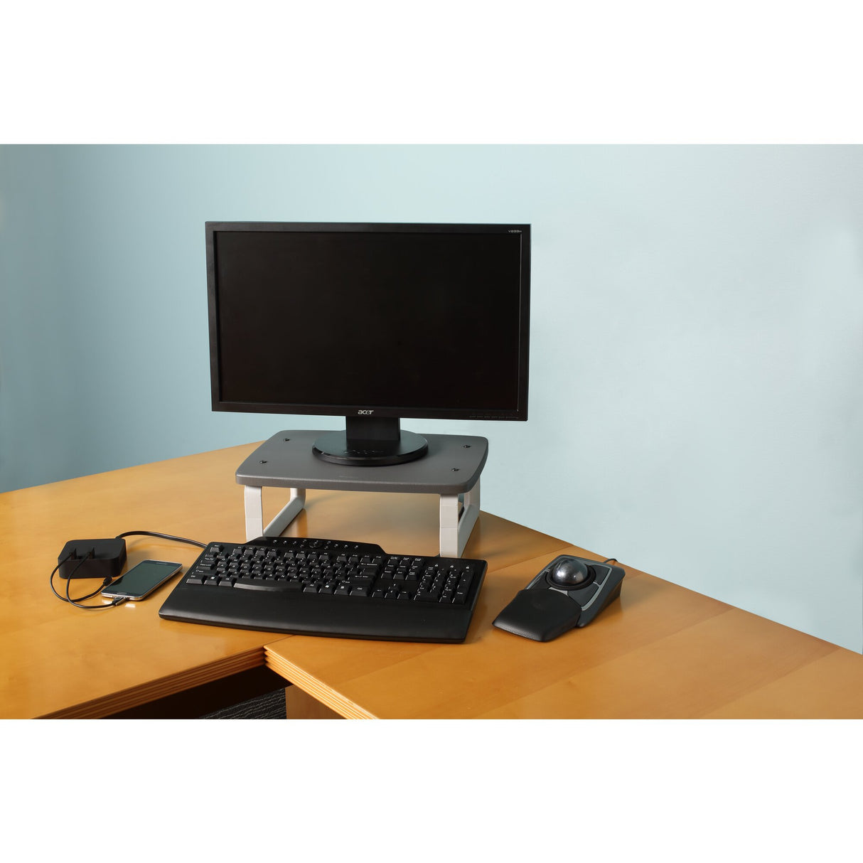 Kensington Soporte para monitor SmartFit Plus para pantallas de hasta 24" Monitor Negro