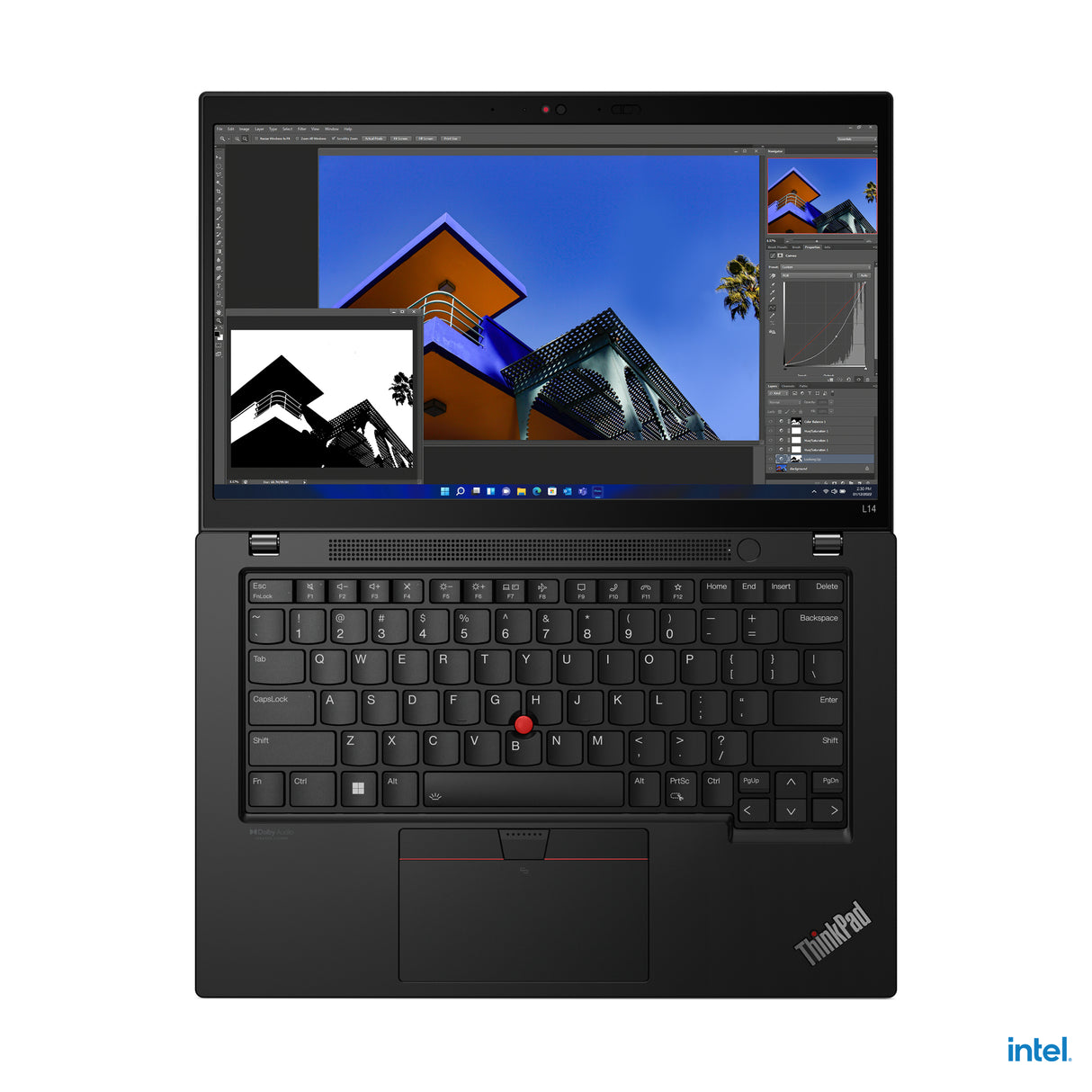 Lenovo ThinkPad L14 Gen 3 (Intel) Laptop Thunder black Portátil Negro Concha