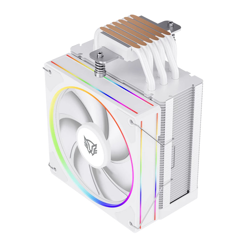 Balam Rush Heliux Pro HEX60 Procesador Enfriador de aire 12 cm Blanco, 600 RPM, 2200 RPM