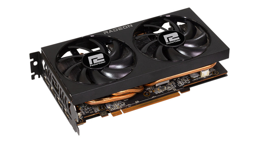 PowerColor RX 7600 8G-F AMD Radeon RX 7600 8 GB GDDR6, 128 Bit, 4096 x 2160 Pixeles, PCI Express 4.0