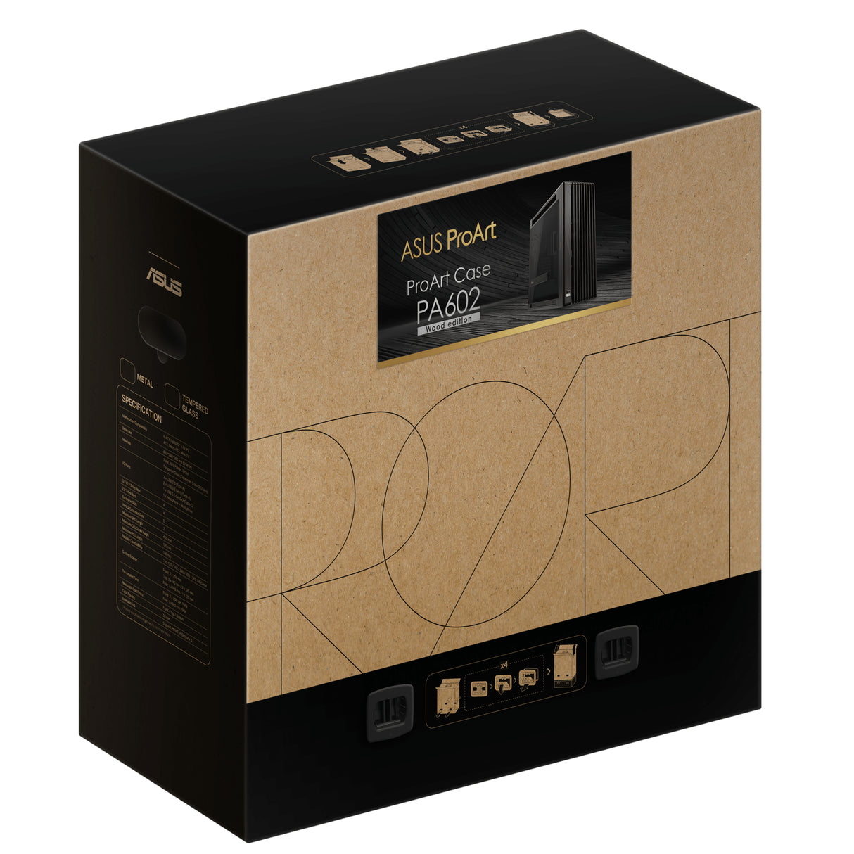 ASUS ProArt PA602 carcasas ordenador Midi Tower PC Negro 4