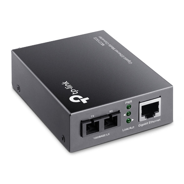 TP-Link MC210CS convertidor de medio 1000 Mbit/s 1310 nm Monomodo Negro