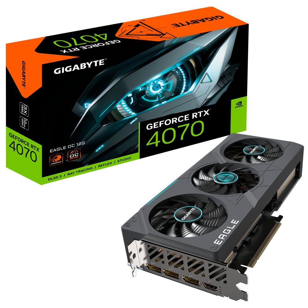 GIGABYTE GV-N4070EAGLE OC-12GD tarjetas gráficas Si 5888 NVIDIA GeForce RTX 4070