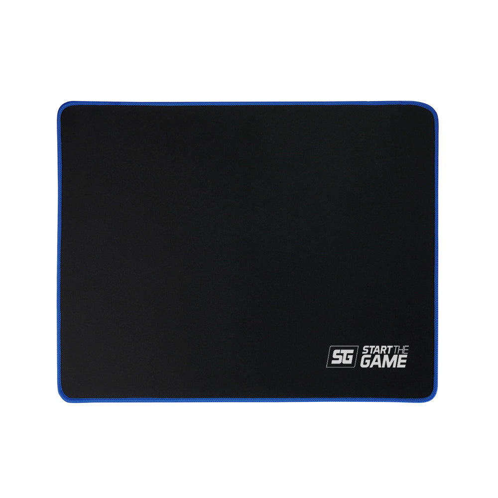Vorago MPG-201 alfombrilla para ratón Cojín de ratón para Juegos Negro, Monocromático, Microfibra, Caucho