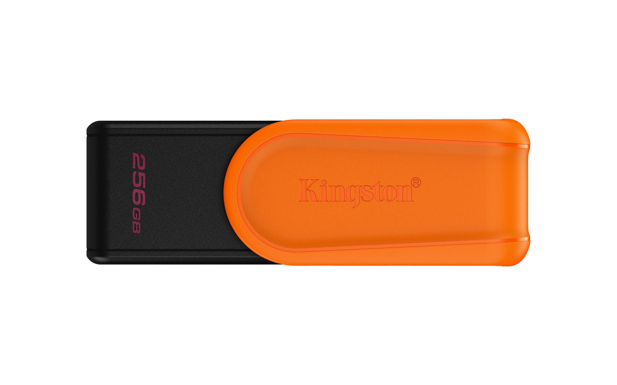 Kingston Technology 256GB Portable USB 3.2 Gen 1 DataTraveler Exodia S (Black/Orange) Memoria Flash 256 GB USB tipo A 3.2 Gen 1 (3.1 Gen 1) Si