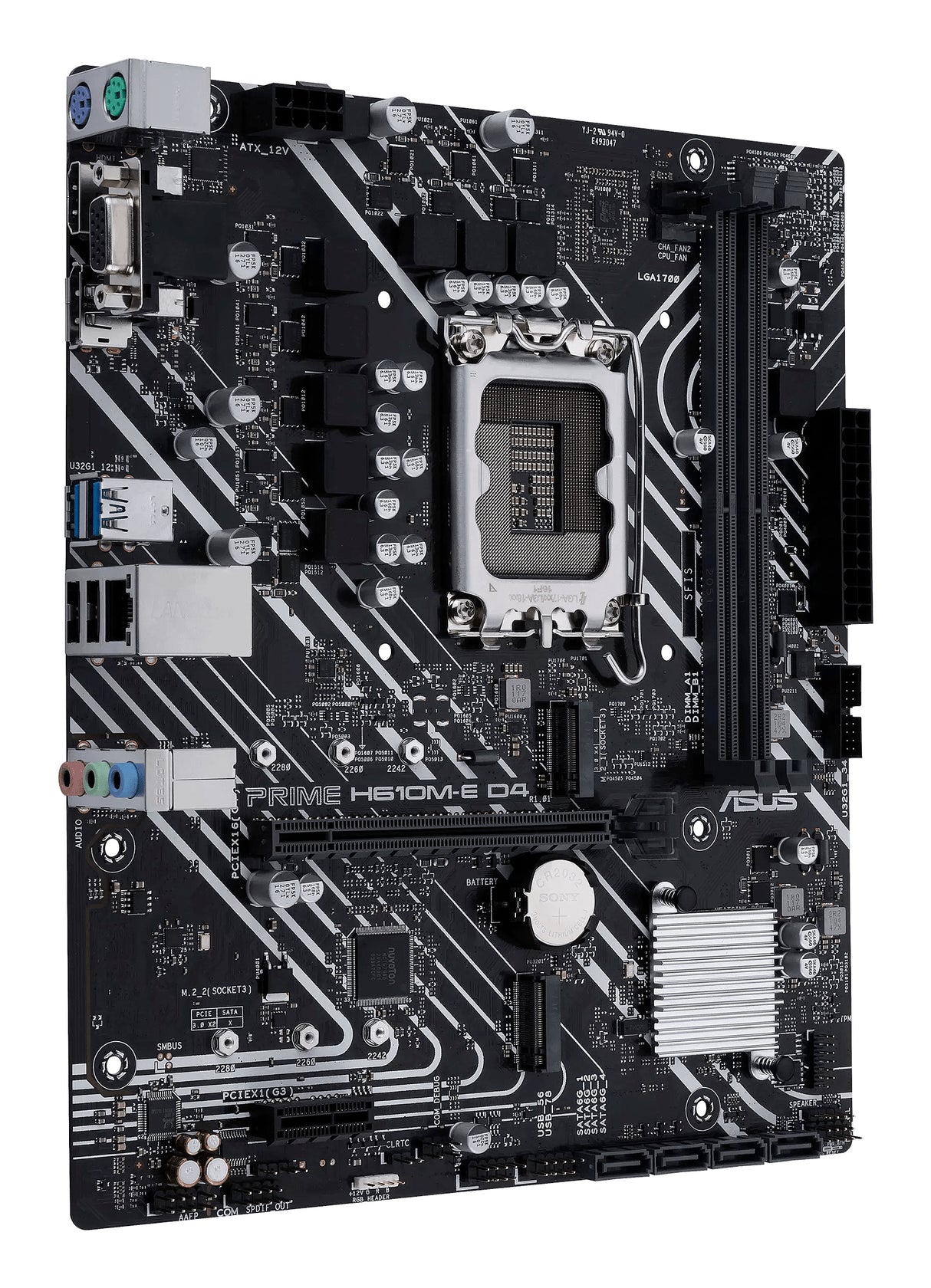 ASUS PRIME H610M-E D4-CSM placas base Intel LGA 1700 1 LGA 1700
