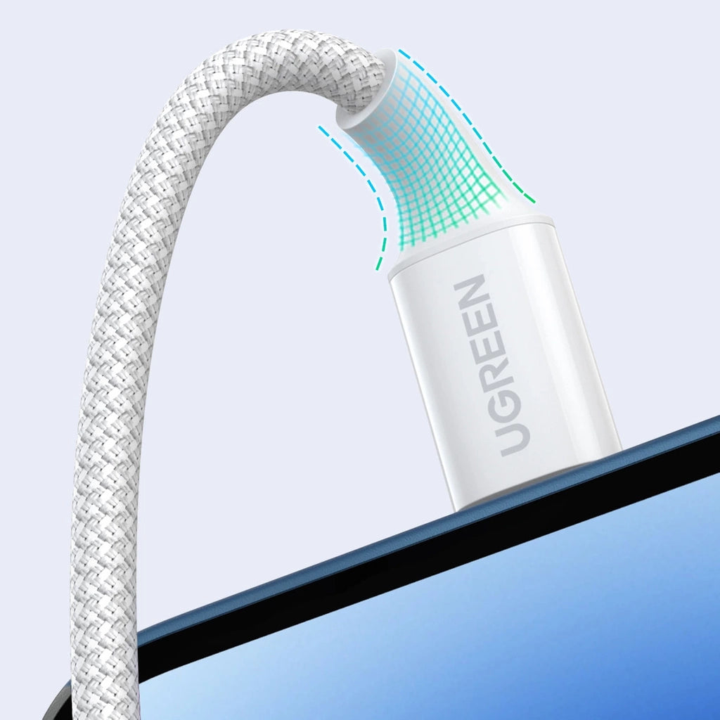 Ugreen 15269 cable USB USB 2.0 2 m USB C 480 Gbit/s 100 W Blanco
