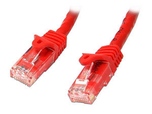 Cable de Red StarTech 45PAT5MRD, Cat5e, Ethernet de 5m. Color Rojo, 350MHz, UTP, PVC