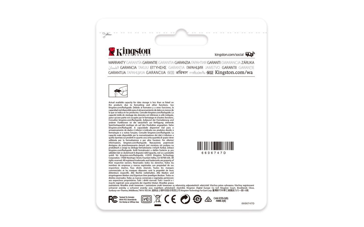 Kingston Technology High Endurance Memoria Flash 32 GB MicroSD 95 MB/s 30 MB/s