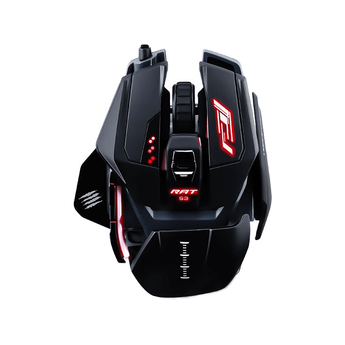 Mad Catz R.A.T. PRO S3 ratón Juego Diestro USB tipo A Óptico 7200 DPI, Negro