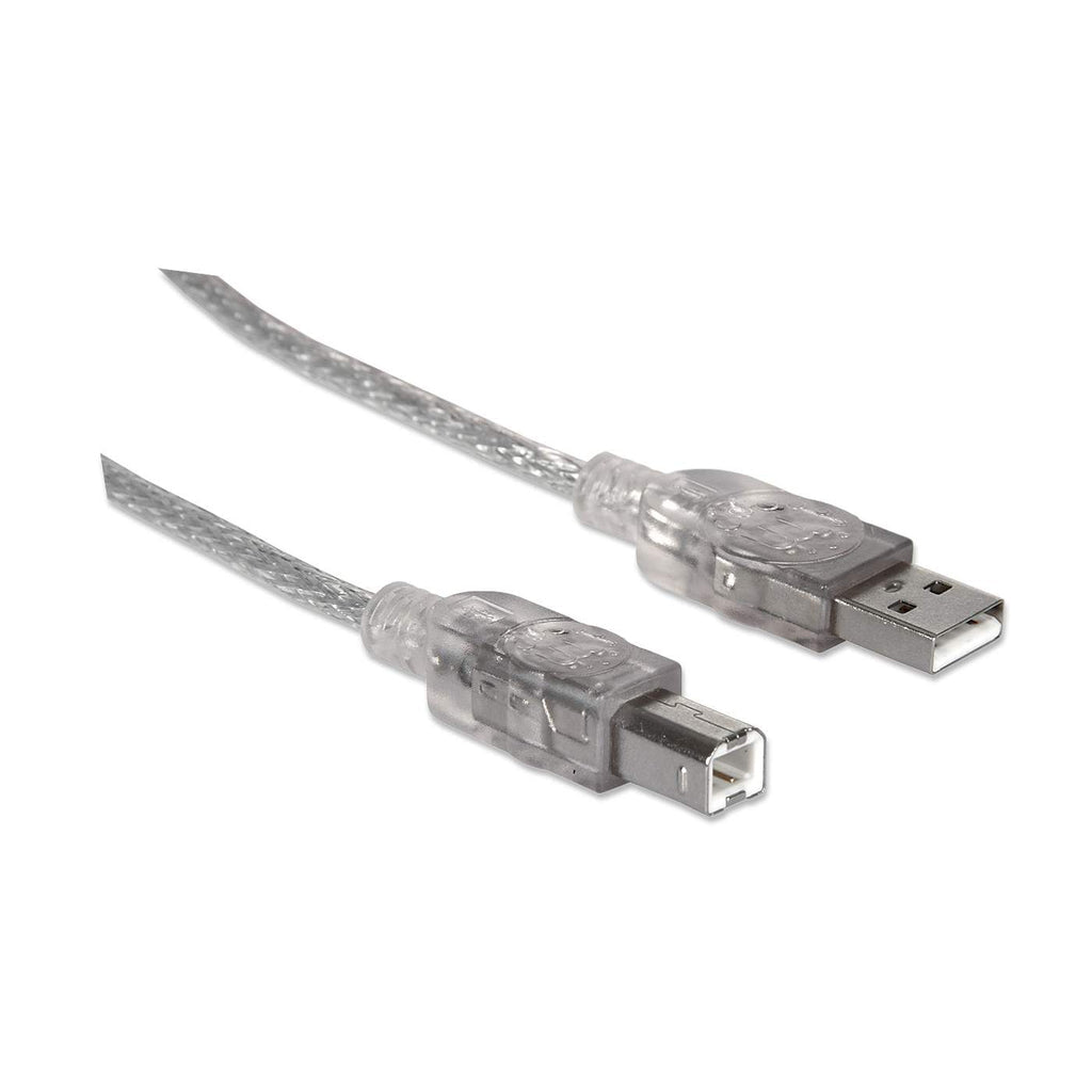 Manhattan Cable para Dispositivos USB B de Alta Velocidad Cable USB 2.0 USB A USB B Macho/Macho