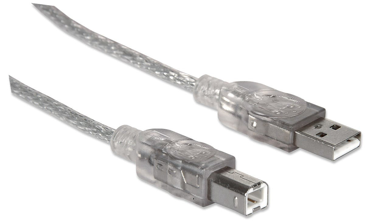 Manhattan Cable para Dispositivos USB B de Alta Velocidad Cable USB 2.0 USB A USB B Macho/Macho