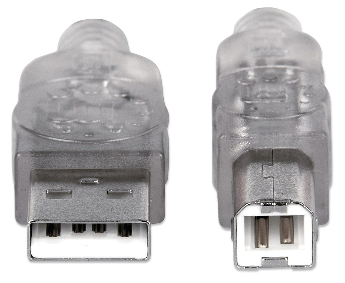 Manhattan Cable para Dispositivos USB B de Alta Velocidad Cable USB 2.0 USB A USB B Macho/Macho