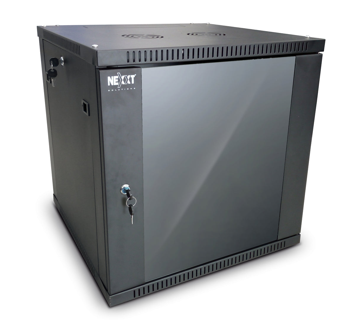 Nexxt Solutions SKD - Armario - instalable en pared - negro, RAL 9005 - 15U - 19"