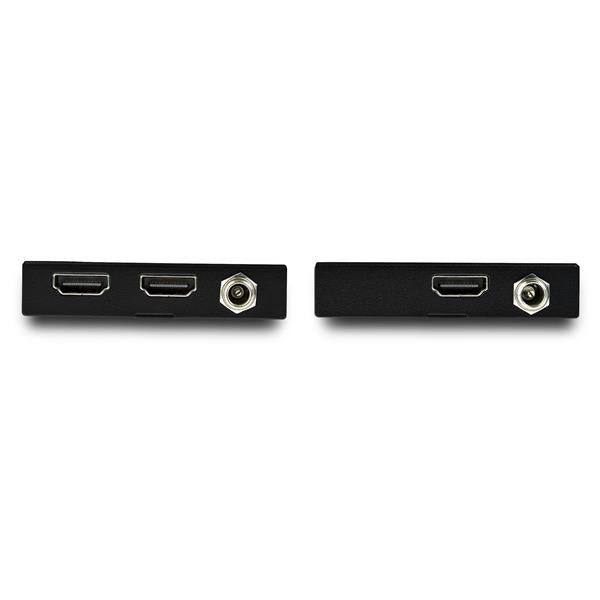 StarTech.com Juego Extensor HDMI por CAT6 - Alargador Balun 4K 60Hz audio/vídeo extendedores Transmisor y receptor de señales AV 3840 x 2160 Pixeles Cat6 50 m