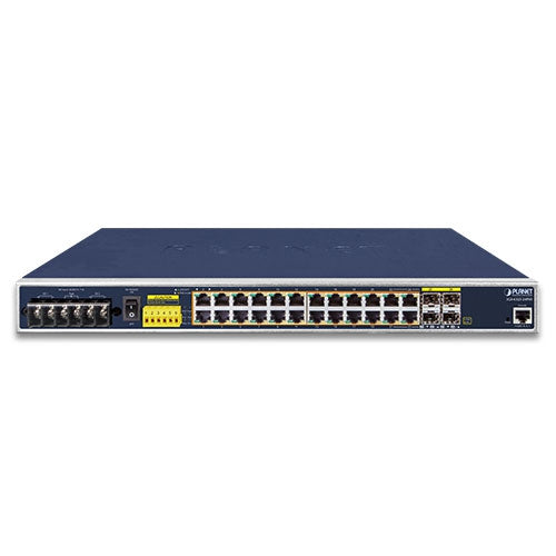PLANET IGS-6325-24P4S switch Gestionado L3 Gigabit Ethernet (10/100/1000) Energía sobre Ethernet (PoE) 1U Azul