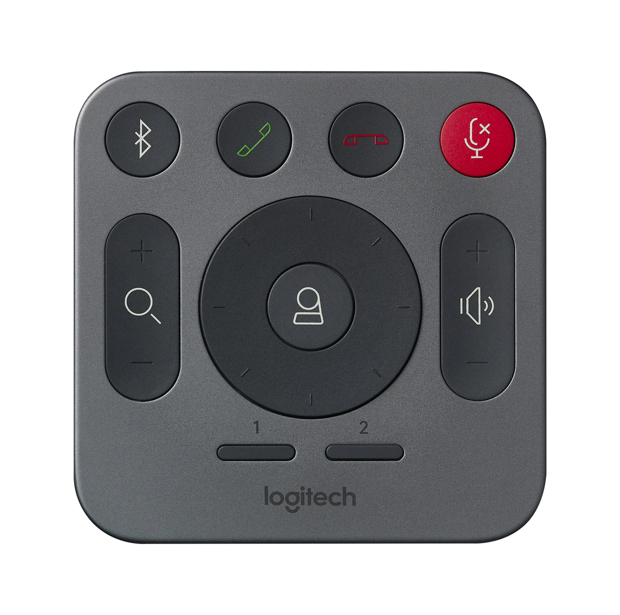 Logitech Rally Ultra-HD ConferenceCam mando a distancia RF inalámbrico Cámara web Botones, Negro