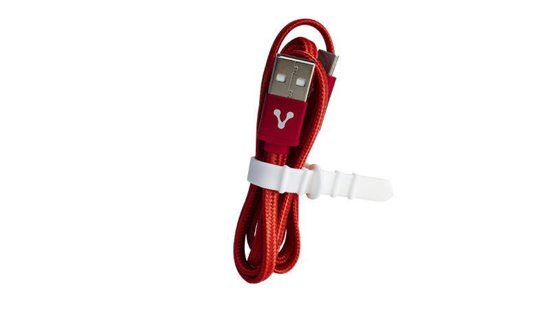 CABLE VORAGO CAB-123 ROJO USB TIPO C 1 METRO CARGA RAPIDA