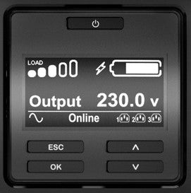 APC SRT3000RMXLW-IEC UPS Doble conversión (en línea) 3 kVA 2700 W Seno