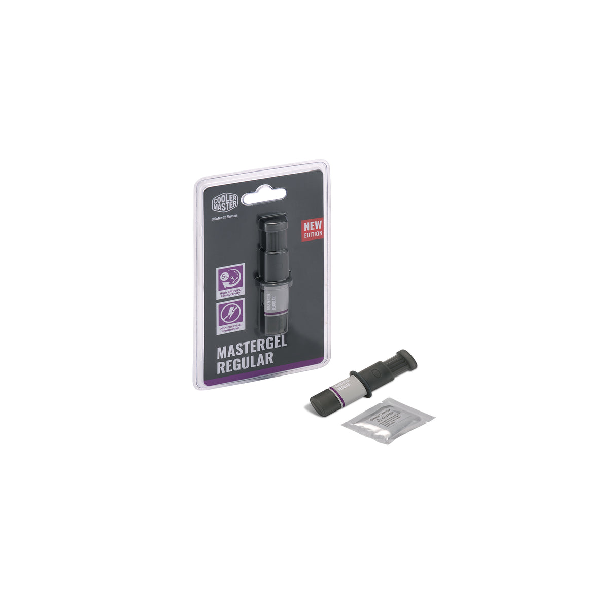 Cooler Master MasterGel Regular disipador de calor Pasta térmica 5 W/m·K 12 g, Gris