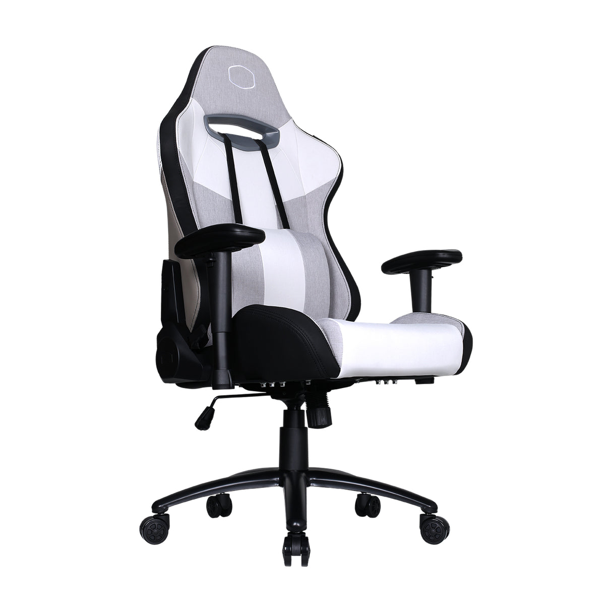 Cooler Master Gaming Caliber R3C Silla para videojuegos universal Asiento acolchado Gris, Blanco