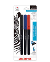 711STOMDB003 - Zebra 711STOMDB003 bolígrafos Negro, Azul, Rojo Bolígrafo Medio Negro