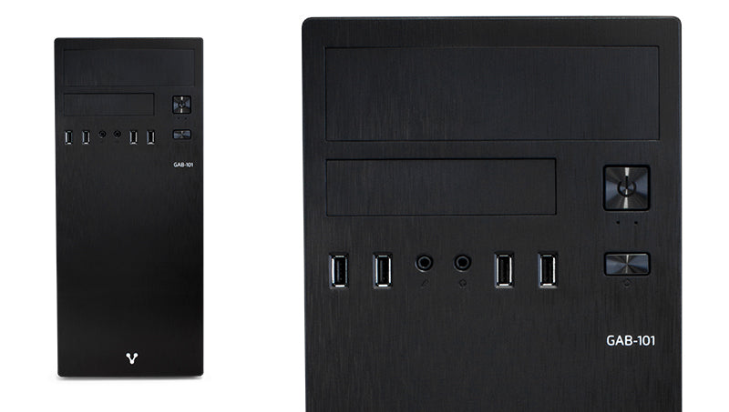 Vorago GAB-101K carcasa de ordenador Midi Tower Negro 500 W