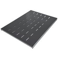 Intellinet Étagère fixe renforcée 19", 1U, profondeur 600 mm, charge max. 100 kg, noire, garantie trois ans